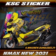 Decal Stiker FullBody FullSet Visor Motor Yamaha Nmax New