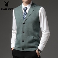 Waistcoat Knitwear Knitwear Knitwear Knitted Vest Men Sweater Vest Knitted Vest [FP0401] Autumn Play