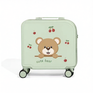 GUANBAIJAI | Customizable Rideable Girls Luggage 18 Inch