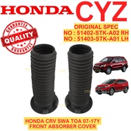 (1 PAIR) FRONT Absorber Cover Honda CRV SWA TOA 07-17Y (HONDA THAILAND) 51403-STK-A01 51402-STK-A02