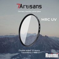 7Artisans MRC UV Filter Ultra Thin Multi-Coated Filter For Camera Lens 46Mm 49Mm 52Mm 58Mm 62Mm 67Mm 77Mm 82Mm
