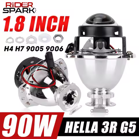 Mini 1.8 inch Projector Bi-xenon Lenses Tuning H4 H7 HB3 HB4 9005 9006 Automobiles Accessories H1 HI