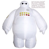 เครื่องแต่งกายเป่าลม Baymax ขนาดใหญ่ สีขาว การแสดงการเดินของเล่นชายอ้วนสําหรับผู้ชายและผู้หญิงเหมาะส