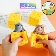 Nm Pop it Squishy Silicone Rubber Toy / Cute Cheese Mouse Toy / Stress Relief Toy