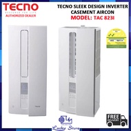 (BULKY) TECNO TAC 823I SLEEK DESIGN INVERTER CASEMENT AIRCON, 2300W COOLING CAPACITY, LED DISPLAY, REMOTE CONTROLLER, FREE DELIVERY