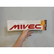 Mivec 12inchi Body Sticker Mivec Cermin Sticker Mivec Kereta Sticker Mivec Car Sticker