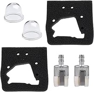 Hypersky 17211-ZM3-800 Filter for Honda GX22 GX31 22 Engine FG100 Tiller Cultivator with Primer Bulb