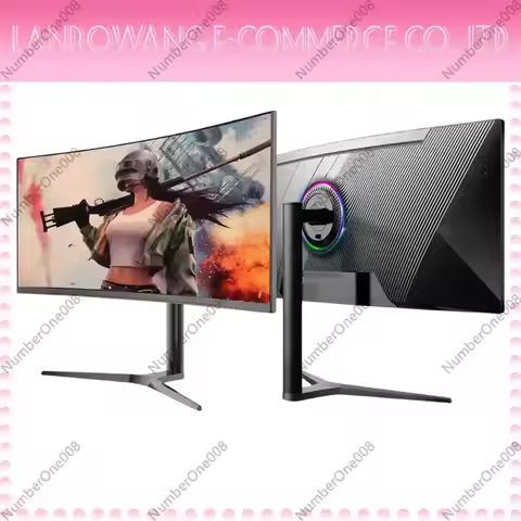 38-Inch Monitor Hairtail Screen 4K144hz Curved Computer Desktop IPS E-sports 21:9 External Monitorin