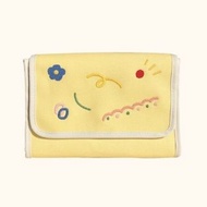 韓國 ovuni 刺繡側背包 黃色