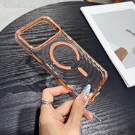 I17Pro phone case is transparent, non-yellowing, built-in AI camera button, compatible with Apple iP