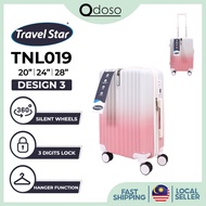 Travel Star TNL019 PC Polycarbonate Colorful Hard Case Travel Elegant Hardcase Luggage  Luggage Baga
