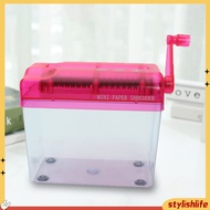 [stylishlife]  Manual Shredder Wide Application Effective ABS Labor-saving Manual A6 Paper Shredder Office Supplies