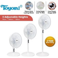 Toyomi 16” 3-in-1 Adjustable Stand Fan FS 4076