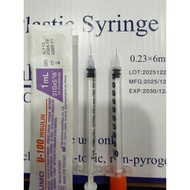 Painless Insulin 32G 6mm 1ml Syringe - Less Sting Less Bleeding