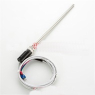 7X200mm Thermocouple K-Type E-Type Temperature Probe PT100 Sensor Temperature Control Line Length 2 