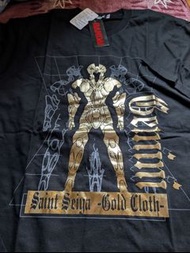 全新有牌 BANDAI 聖鬥士星矢 金色聖衣 T恤 XL 雙子座