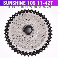 【Hot sale】SUNSHINE Bike Cogs 8 9 10 11 Speed 11-42T Bicycle Cassette / 7 8 9 Speed 11-32T Thread Typ