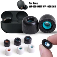 For Sony WF-1000XM3 Replacement Earbuds- Earphone Accessories- For Sony WF-1000XM4 Earbuds Memory Cotton Earcaps- Comfortable Noise Cancelling Headphone Case- Foam Earplug Pad