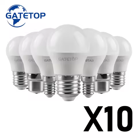 10pcs LED Bulb Lamps G45 E27 E14 B22 AC220V Light Bulb Real Power 3W 5W 6W 7W 3W Lampada Living Room