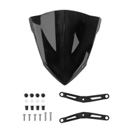 Allotmark  Motorcycle Windscreen Wind screen Deflector Windshield For YAMAHA MT-03 MT03 MT 03 2020 2021 MT25 MT 25 MT-25 Accessories