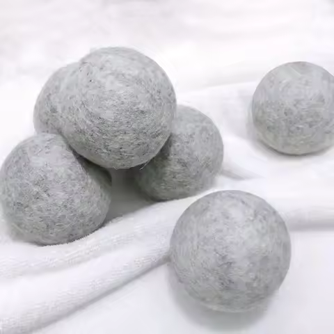 5pcs- Hot Wool Dryer Balls Reusable Softener Laundry Laundry Ball Washing Machine accessories Home W