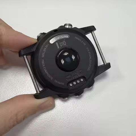 For Garmin Fenix 3 HR Back Cover Case Without Battery Smart Part Repair Replacement With Power Butto