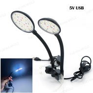 28/40LED 5V USB Aquarium LED Lamp Fish Tank Clip Light Decor Aquatic Plant grow Multiple Modes Dimma