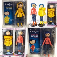 Coraline Doll NECA Coraline Figure Doll The Secret Door Coraline y la Puerta Secreta Raincoat Action
