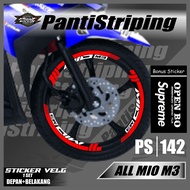 Rim Sticker - Rim Cutting Sticker Cutting Motor MIO M3