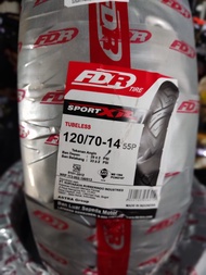 Ban FDR 120 / 70 - 14 Sport XR EVO TUBELESS Ban Luar Belakang PCX VARIO 125 150 ADX PCX 160 depan AE