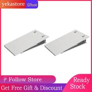Yekastore 1 Pair Threshold Ramp Wheelchair Entry Aluminum Alloy Adjustable Mobility Access for Home Bathroom