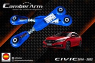 JS1 Camber Arm เพิ่มองศาปรับมุมล้อหลัง Civic FE/FC/FK (2016-2023)