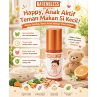 (NEW PACKAGING DARENBLESS AROMA BLEND BOTOL WARNA ORANGE)minyak bayi dan kanak-kanak "HUNGRY ME"