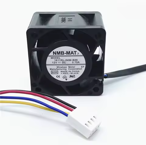 NMB-MAT 12V 0.75A 1611RL-04W-B86 4028 40MM 4CM 40x40x28 mm 1U 2U Server Fan Big Power Cooling Fan 4p