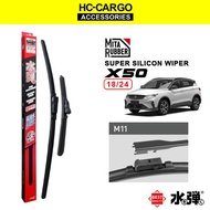MITA Super Silicon Wiper Blades Water Repellent For X50 18/24 M11