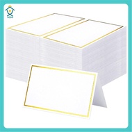 120Pcs Premium Place CardsSmall Table Cards with Gold Foil Border 2 X 3.5in Tent CardsWedding Place