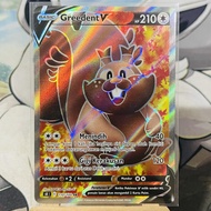 Greedent V SR s8 secret rare pokemon kartu tcg indonesia