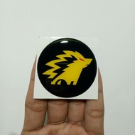 Flexible resin embossed sticker Onic Esport logo