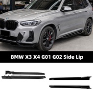 BMW X3 X4 Side lip G01 G02 Side Skirt Lip Side Skirting Accessories X3 X4 Bodykit