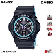 Casio G-Shock GAS-100PC Neon Color Series Tough Solar Analog Digital Resin Band Men Sports Watch