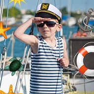 Ivy Sailor Captain Costume Men Yacht Captain Hat Navy Marine Hat Costume Accessories