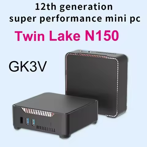 GK3V Intel Twin Lake N150 Mini PC Windows 11 8GB DDR4 256GB SSD Triple Screen Display Office Mini PC