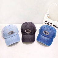 Men's Fashion Steel Logo Denim Jeans Baseball Cap Premium ImportWanita
