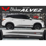 Cutting Sticker Car Door Wuling Alvez Sticker Sporty & Stylish Design All New Wuling Alvez