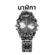 Y2K Stylish Claw Shape ควอตซ์นาฬิกาผู้ชายกันน้ําความงามมูลค่า Vintage แบรนด์ INS นาฬิกาข้อมืออินเทรน