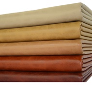 Kain kulit PU corak crazy horse, bahan kulit tiruan untuk upholsteri lembut TV buatan tangan DIY dan