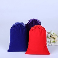 DC 10Pcs Velvet Drawstring Gift Bag Cotton Pouch Jewelry Packag