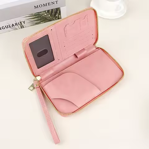 Passport Holder Rfid Blocking Passport Wallet Pu Leather Travel Wallet Solid Color Rfid Blocking Doc