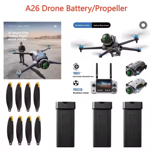 A26 PRO RC Drone Battery 3.7V 2650MAH Battery Propeller for A26 PRO Drone Accessories A26 PRO Dron B