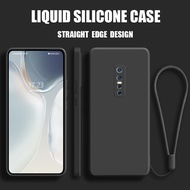คเส Vivo V17 Pro Case เคสซิลิโคนเหลวที่มีฝาครอบป้องกันฝูง
